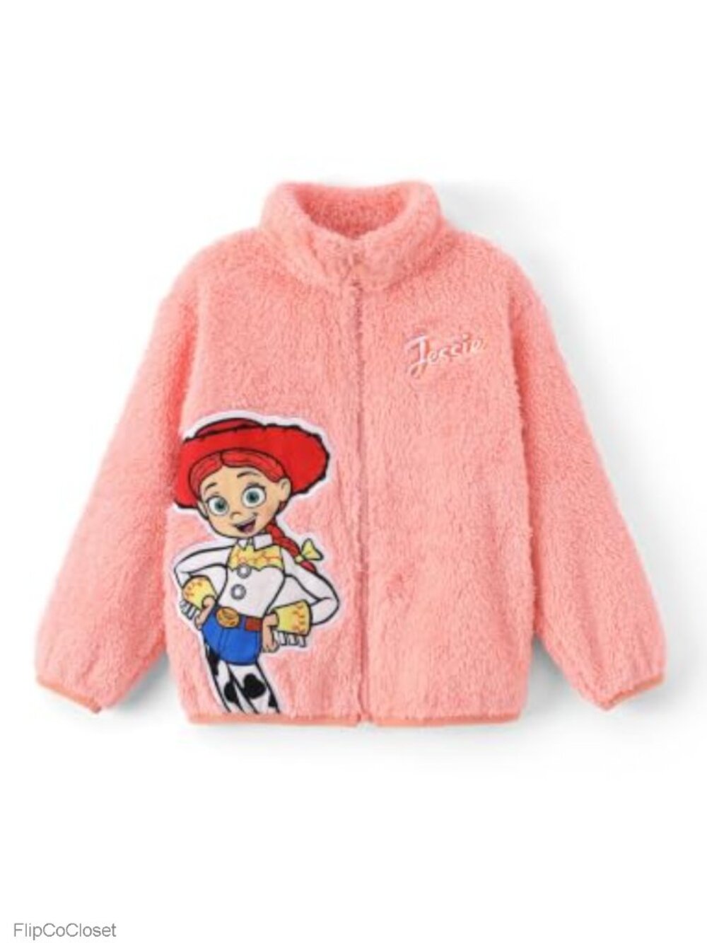 Girls Toy Story Jessie Fleece Sherpa Jacket Full Zip Winter Coat